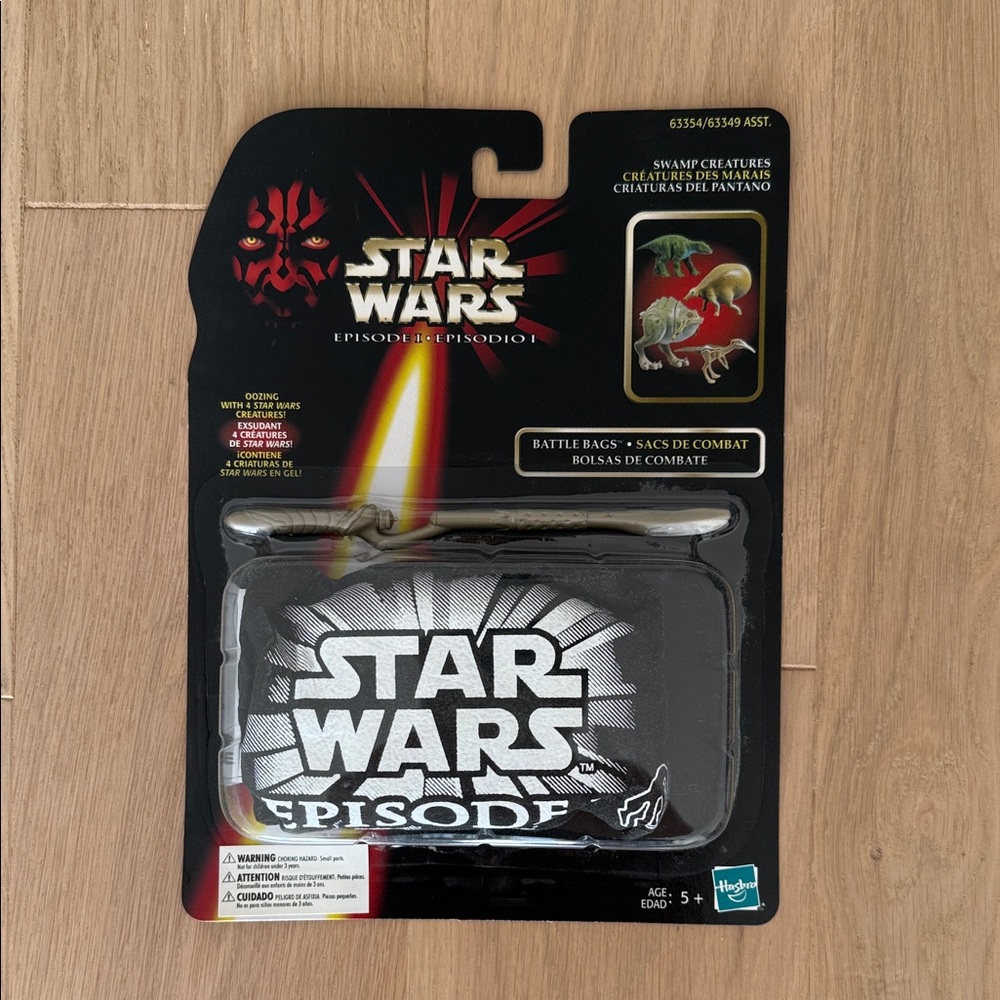 NEW Hasbro Star Wars Episode I Battle Bags - Black and White